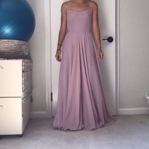 Long Lavender Formal Dress